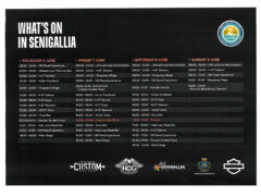 Raduno europeo Harley Davidson a Senigallia - Programma dell'evento
