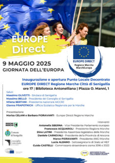 Inaugurazione sede Europe Direct Marche per la Festa dell'Europa 2025