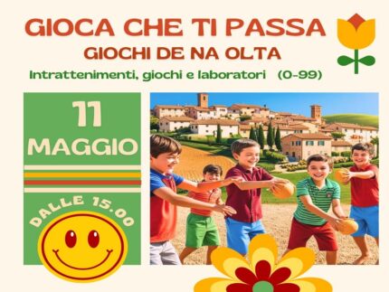 Locandina dell'evento "Gioca che ti passa"