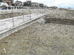 Sbocco in spiaggia del fosso S. Angelo