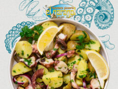 Ristorante El Garagol a Marotta di Mondolfo - Insalata di polpo con fave e patate