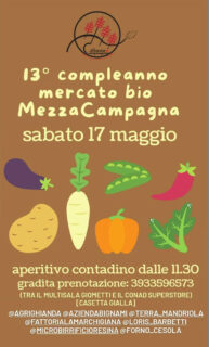 13° compleanno mercato bio Mezza Campagna