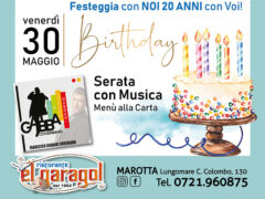 Ristorante El Garagol - Festeggia con noi 30 anni con voi! - Venerdì 30 maggio 2025