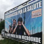 Manifesto contro il 5G affisso a Senigallia