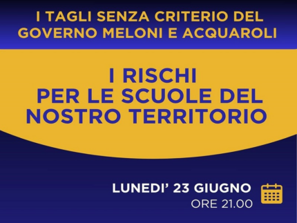 Incontro a Brugnetto sui tagli al sistema scolastico