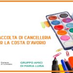 Raccolta di cancelleria a Corinaldo per i bambini della Costa d'Avorio