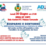 Incontro a Serra de' Conti sull'educazione finanziaria degli anziani