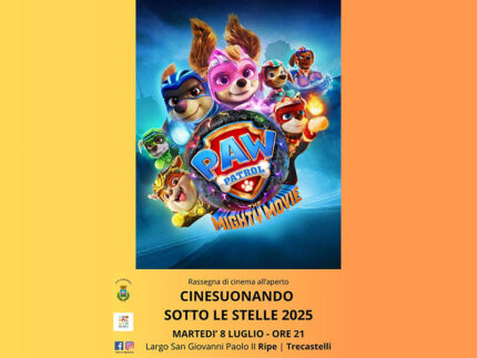 A Ripe di Trecastelli proiezione di Paw Patrol - The Mighty Movie