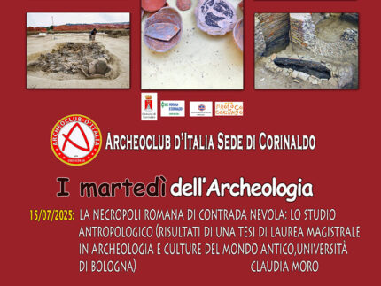 I martedì dell'archeologia - 15 luglio 2025 a Corinaldo