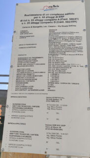 Cantiere ERAP via Strada Settima a Cesano di Senigallia