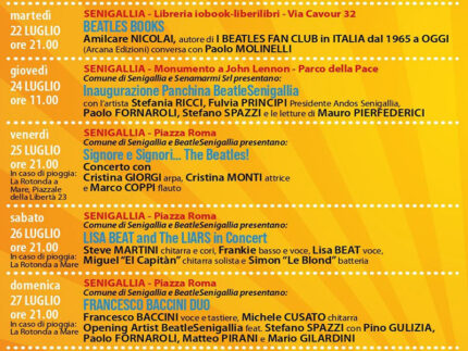 BeatleSenigallia 2025 - Eventi a Senigallia