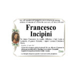 Necrologio Francesco Incipini