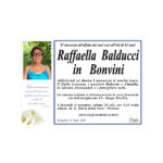 Necrologio Raffaella Balducci