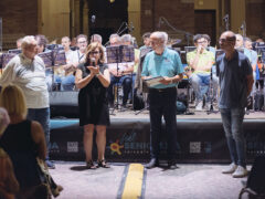 Orchestra di fiati Insieme per gli Altri in Piazza Roma - Foto Simone Luchetti