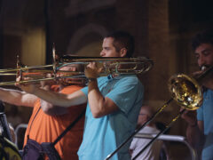 Orchestra di fiati Insieme per gli Altri in Piazza Roma - Foto Simone Luchetti