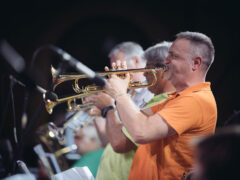 Orchestra di fiati Insieme per gli Altri in Piazza Roma - Foto Simone Luchetti