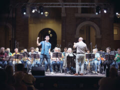 Orchestra di fiati Insieme per gli Altri in Piazza Roma - Foto Simone Luchetti
