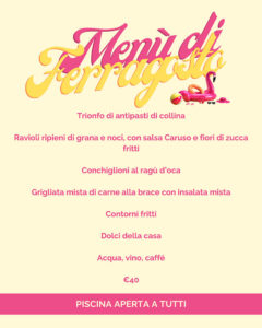 Ristorante Cantina Langelina Corinaldo - Menù di Ferragosto 2025