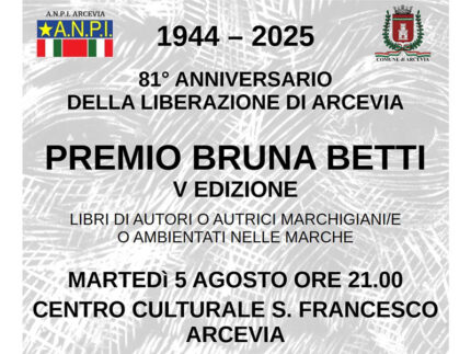 Premio Bruna Betti 2025 ad Arcevia