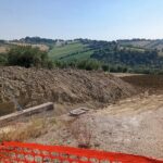 Lavori presso il cimitero di Corinaldo