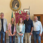 Marilena Andreolini con la giunta Aloisi a Corinaldo