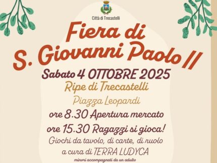 Fiera di S. Giovanni Paolo II a Trecastelli