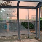 Pensilina danneggiata a Corinaldo