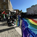 In piazza Saffi per il sostegno a Palestina e Global Sumud Flotilla