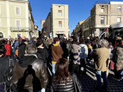 In piazza Saffi per il sostegno a Palestina e Global Sumud Flotilla