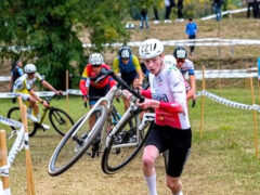 Davide Sdruccioli già sugli anelli del ciclocross