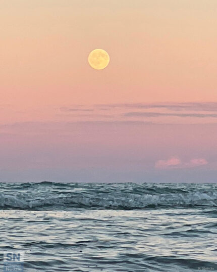 Luna di ottobre - Foto Roberto Sbriscia