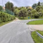 Area dove sorgerà una nuova rotatoria a Castel Colonna