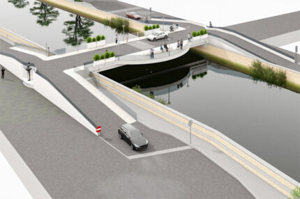 Progetto alternativo per ponte Garibaldi - Soluzione 2 di arch. Buratti e designer Pepe