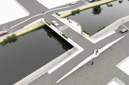 Progetto alternativo per ponte Garibaldi - Soluzione 2 di arch. Buratti e designer Pepe