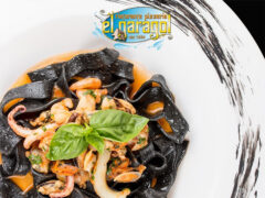 Ristorante El Garagol - Tagliatelle al nero di seppia