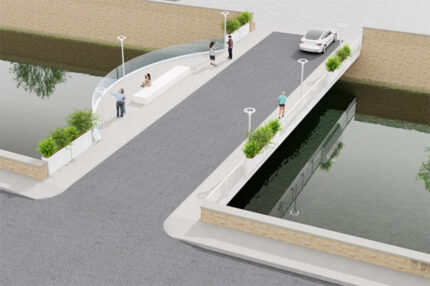 Progetto alternativo per ponte Garibaldi - Soluzione 3 di arch. Buratti e designer Pepe