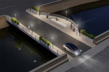 Progetto alternativo per ponte Garibaldi - Soluzione 3 di arch. Buratti e designer Pepe