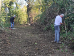 Volontari ripristinano il PercorriMisa