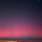 Aurora boreale vista da Senigallia il 13 novembre 2025 - Foto Lara Verdolino