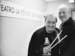Tullio De Piscopo a Senigallia con Federico Mondelci - Foto Simone Luchetti