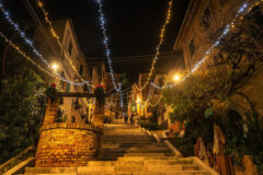 Luminarie natalizie a Corinaldo