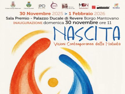 Inaugurazione della mostra "Nascita" a Borgo Mantovano