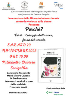 Perché?: la voce delle poetesse di Senigallia contro la violenza di genere