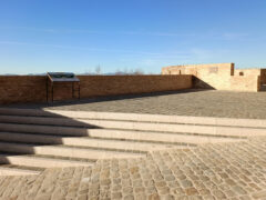 Corinaldo - Inaugurati tre interventi sulla cinta muraria