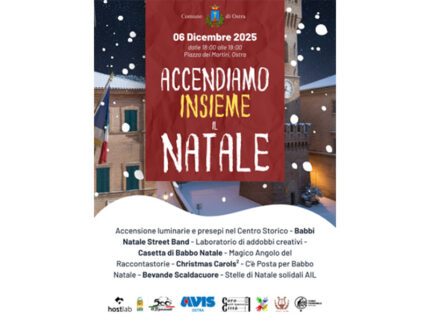 Accendiamo insieme il Natale a Ostra