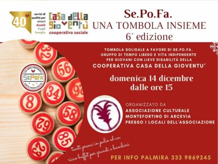 Tombola solidale a Montefortino di Arcevia
