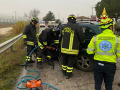 Incidente sulla strada Corinaldese a Passo Ripe di Trecastelli Incidente sulla strada Corinaldese a Passo Ripe di Trecastelli
