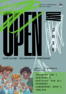 Open day 2026 I.C. Nori de' Nobili Trecastelli - Scuola Secondaria Monterado