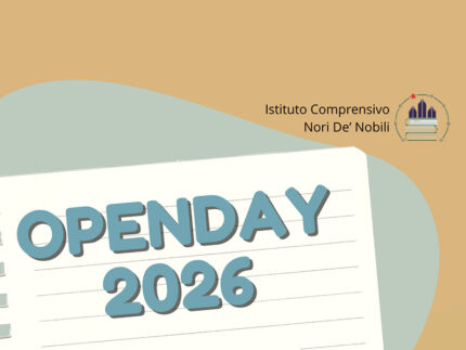 Open day 2026 I.C. Nori de' Nobili Trecastelli