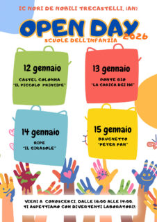 Open day 2026 I.C. Nori de' Nobili Trecastelli - Scuole Infanzia